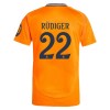 Maglia ufficiale Real Madrid Rudiger 22 Trasferta 2024-25 per Uomo